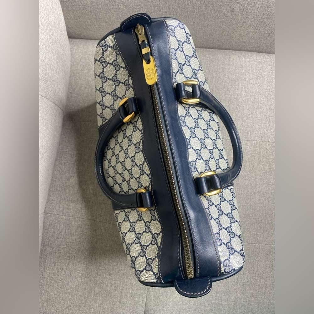 Authentic Gucci Monogram Boston Handbag - Picture 5 of 17